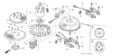 Page I Diagram and Parts List for GXV340K2 Type DA2 - VIN# GJ02-6000001-9999999 Honda Engine