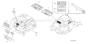 Page K Diagram and Parts List for GXV340T2 Type DP23 - VIN# GEABT-1000001 Honda Engine