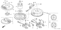 Page I Diagram and Parts List for GXV340T2 Type DP23 - VIN# GEABT-1000001 Honda Engine