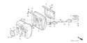 Page M Diagram and Parts List for GXV340UA2 Type DA23 - VIN# GJAMA-1000001-9999999 Honda Engine