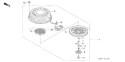 Page Q Diagram and Parts List for GXV340UA2 Type DA23 - VIN# GJAMA-1000001-9999999 Honda Engine