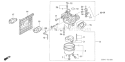 Page C Diagram and Parts List for GXV340UA2 Type DA23 - VIN# GJAMA-1000001-9999999 Honda Engine