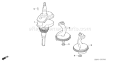 Page E Diagram and Parts List for GXV340UA2 Type DA23 - VIN# GJAMA-1000001-9999999 Honda Engine