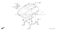Page H Diagram and Parts List for GXV340UA2 Type DA23 - VIN# GJAMA-1000001-9999999 Honda Engine
