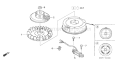 Page I Diagram and Parts List for GXV340UA2 Type DA23 - VIN# GJAMA-1000001-9999999 Honda Engine