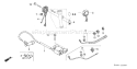 Part Location Diagram of 36101-ZE9-L30 Honda Wire- Stop Switch