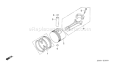 Page P Diagram and Parts List for GXV340RT2 Type DA2 Honda Engine