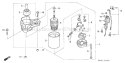 Page R Diagram and Parts List for GXV340RT2 Type DA Honda Engine