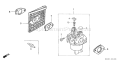 Part Location Diagram of 16211-Z1E-000 Honda Insulator- Carburetor