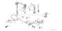 Page K Diagram and Parts List for GXV390K1 Type DET3 - VIN# GJAA-6000001-9999999 Honda Engine