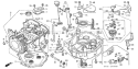 Page F Diagram and Parts List for GXV390K1 Type DET3 - VIN# GJAA-6000001-9999999 Honda Engine