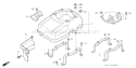 Page H Diagram and Parts List for GXV390T1 Type DETR - VIN# GJAAT-1000001-9999999 Honda Engine