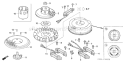 Page I Diagram and Parts List for GXV390T1 Type DP23 - VIN# GEAAT-1000001 Honda Engine