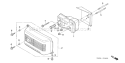 Page L Diagram and Parts List for GXV50U Type SAR - VIN# GJAAK-1000001 Honda Engine