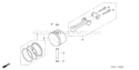 Page N Diagram and Parts List for GXV50U Type SAR - VIN# GJAAK-1000001 Honda Engine