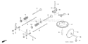Page B Diagram and Parts List for GXV50U Type SAR - VIN# GJAAK-1000001 Honda Engine