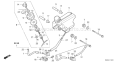 Part Location Diagram of 17517-ZN4-000 Honda Collar- Tank Setting