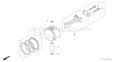 Page N Diagram and Parts List for GXV50 Type SAA - VIN# GJAG-1100001-1199999 Honda Engine