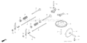 Part Location Diagram of 93404-05016-08 Honda Bolt-Washer - 5X16