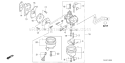 Part Location Diagram of 16010-ZG2-D10 Honda Gasket Set