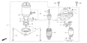 Page Q Diagram and Parts List for GXV530R Type DXA2 - VIN# GJAEK-1000001 Honda Engine
