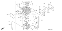 Page B Diagram and Parts List for GXV530R Type DXA2 - VIN# GJAEK-1000001 Honda Engine