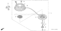 Part Location Diagram of 28443-ZE2-W01 Honda Ratchet Spring