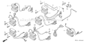 Part Location Diagram of 31750-Z0A-801 Honda Rectifier Assembly- Regulator