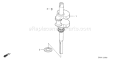 Page E Diagram and Parts List for GCV530 Type QXA4 Honda Engine