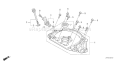 Page M Diagram and Parts List for GXV57U Type N7E1 - VIN# GJAJK-1000001 Honda Engine