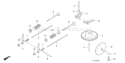 Page B Diagram and Parts List for GXV57U Type N7E1 - VIN# GJAJK-1000001 Honda Engine