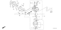Page C Diagram and Parts List for GXV57U Type N7E1 - VIN# GJAJK-1000001 Honda Engine
