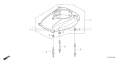 Page H Diagram and Parts List for GXV57U Type N7E1 - VIN# GJAJK-1000001 Honda Engine