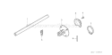 Part Location Diagram of 95018-66250 Honda Band- Air Cleaner Connecting