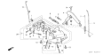 Part Location Diagram of 16534-ZN2-000 Honda Spring- Starter