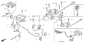 Page K Diagram and Parts List for GXV620R1 Type TAE2 - VIN# GJAGK-1000001 Honda Engine