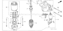 Page Q Diagram and Parts List for GXV620R1 Type TAE2 - VIN# GJAGK-1000001 Honda Engine