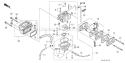 Page C Diagram and Parts List for GXV620R1 Type TAE2 - VIN# GJAGK-1000001 Honda Engine