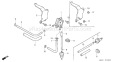 Page J Diagram and Parts List for GXV610 Type QAF - VIN# GJAC-1000001-1999999 Honda Engine
