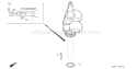 Page E Diagram and Parts List for GXV610 Type QAF - VIN# GJAC-1000001-1999999 Honda Engine
