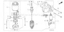 Page Q Diagram and Parts List for GXV670R Type TAE2 - VIN# GJAHK-1000001 Honda Engine