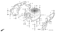 Page H Diagram and Parts List for GXV670U Type TAF4 - VIN# GJAHK-1000001 Honda Engine