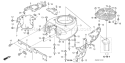 Part Location Diagram of 16722-ZN2-000 Honda Cover- Fuel Pump
