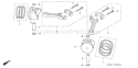 Page P Diagram and Parts List for GXV670 Type TAF - VIN# GJAH-1000001-1019999 Honda Engine