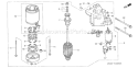Page Q Diagram and Parts List for GXV670 Type TAF - VIN# GJAH-1000001-1019999 Honda Engine