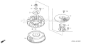 Page J Diagram and Parts List for GXV670 Type TAF - VIN# GJAH-1000001-1019999 Honda Engine
