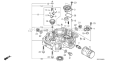 Page M Diagram and Parts List for GXV690R Type TAF3 - VIN# GJARK-1000001 Honda Engine