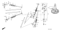 Page B Diagram and Parts List for GXV690R Type TAF3 - VIN# GJARK-1000001 Honda Engine