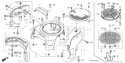 Part Location Diagram of 19610-Z6M-000ZB Honda Cover- Fan Nh1