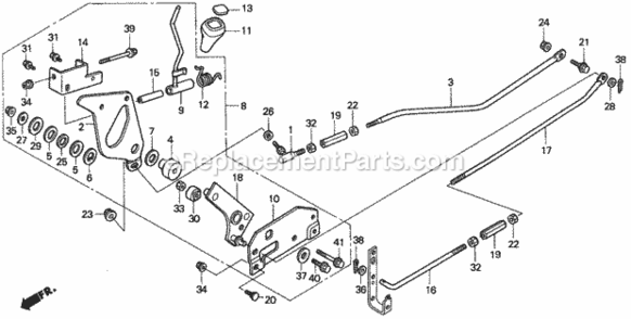 Part Location Diagram of 90506-772-700 Honda Washer, Spring Setting